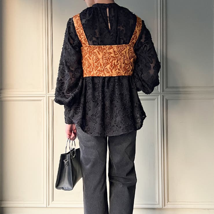 ジャガードビスチェベスト | JUNOAH | 詳細画像14 