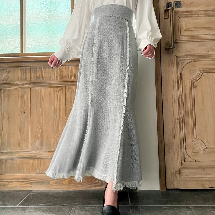 【超特価‼️】MSGM エムエスジーエム バンブー柄フリンジスカート 40 超特価‼️】MSGM エムエスジーエム バンブー柄フリンジスカート 40