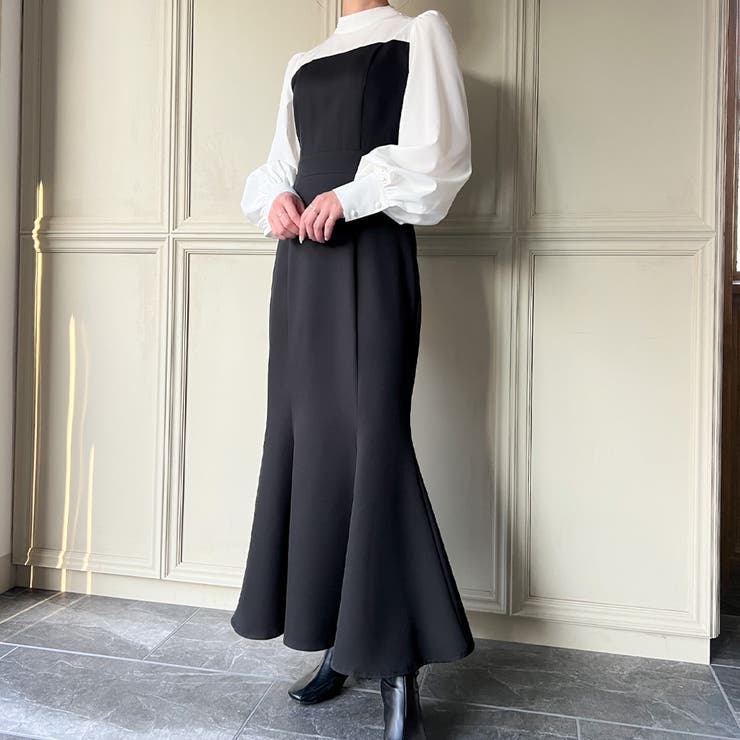 LIP SERVICE｜2wayリボンドッキングマーメイドOP | Fashion