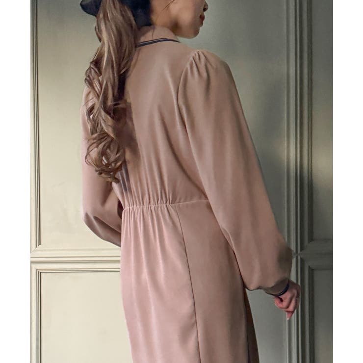 ピーチスキンポロシャツマーメイドワンピース[品番：AMTW0011449