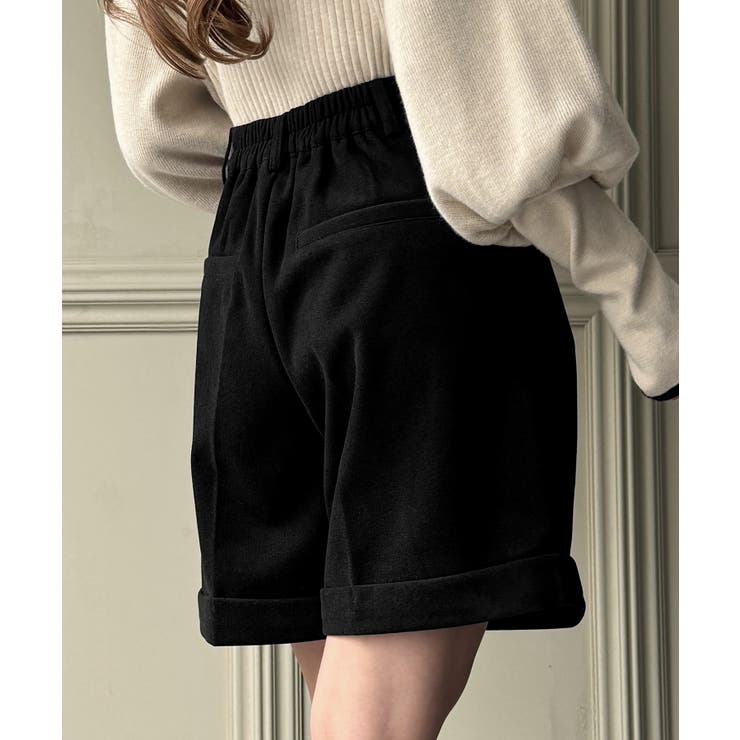 ツータックウォームショートパンツ | JUNOAH | 詳細画像4 