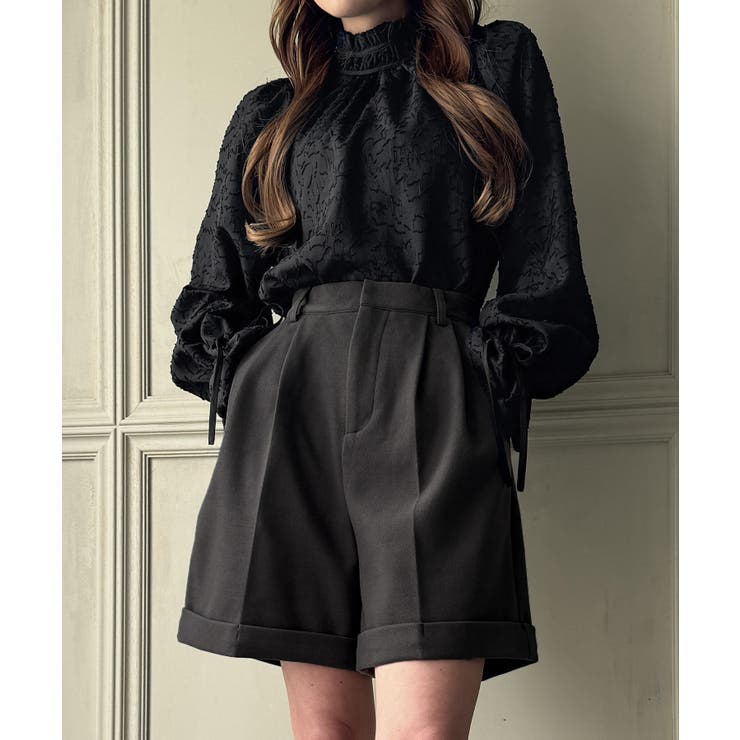 ツータックウォームショートパンツ | JUNOAH | 詳細画像9 