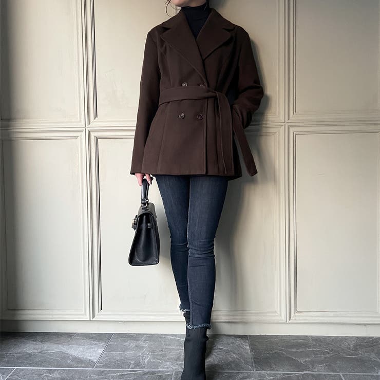 ミドルフレアチェスターコート[品番：AMTW0009708]｜JUNOAH（ジュノア