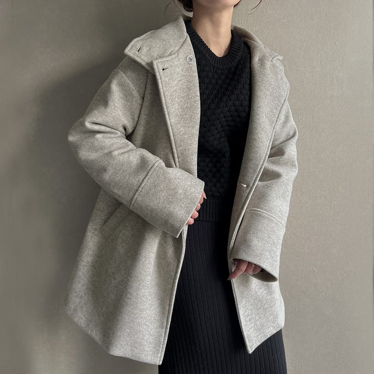 Abahouse Devinette　スタンドカラーショートコート Abahouse Devinette スタンドカラーショートコート