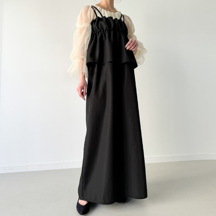 セーラー衿ジャケット×ライン切替プリーツスカパンセットアップ