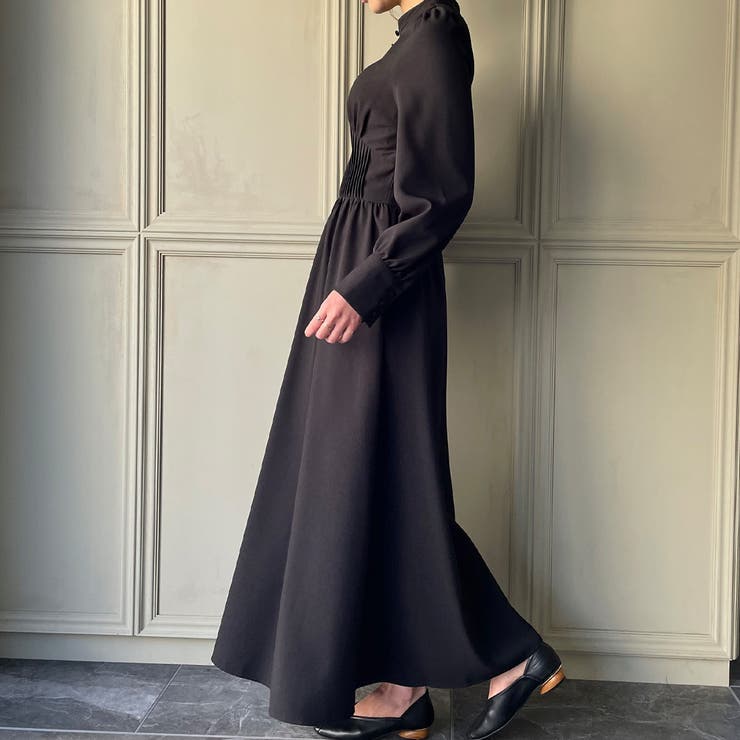 くるみボタンコルセットワンピース[品番：AMTW0003107]｜JUNOAH