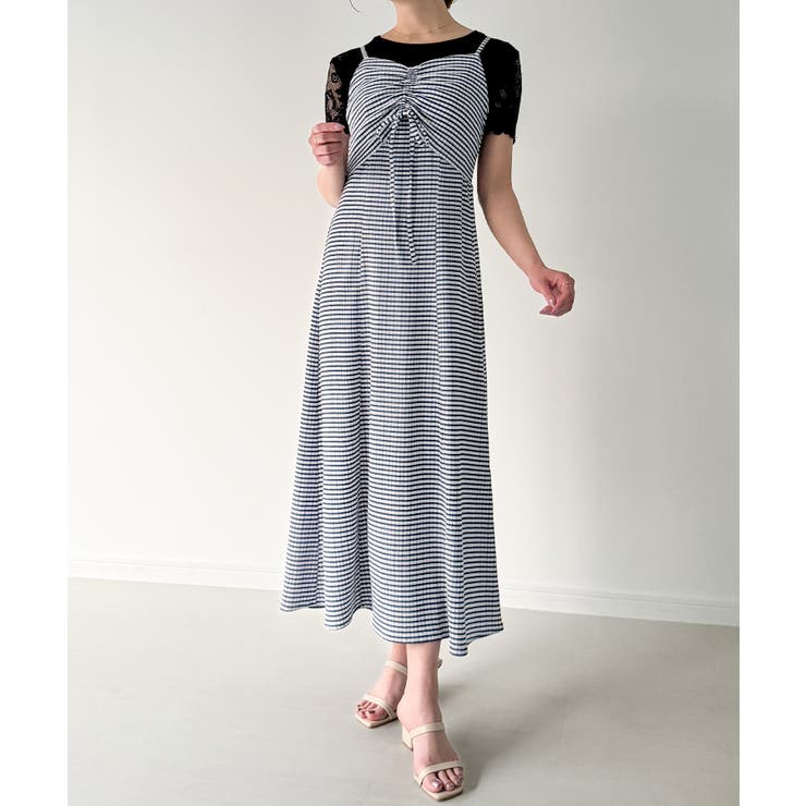 新品 未使用♥アンクルージュ ギンガムチェック キャミ ワンピ 01_001.jpg