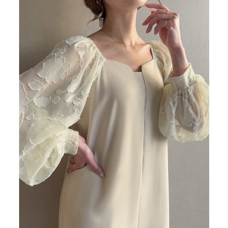 HerPraha ジャガードスリーブ 楽天市場】【48％OFF 3,680→1,900円/NEW ARRIVAL】シャツ