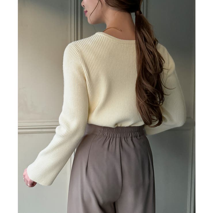 2wayネックリブニット | JUNOAH | 詳細画像11 