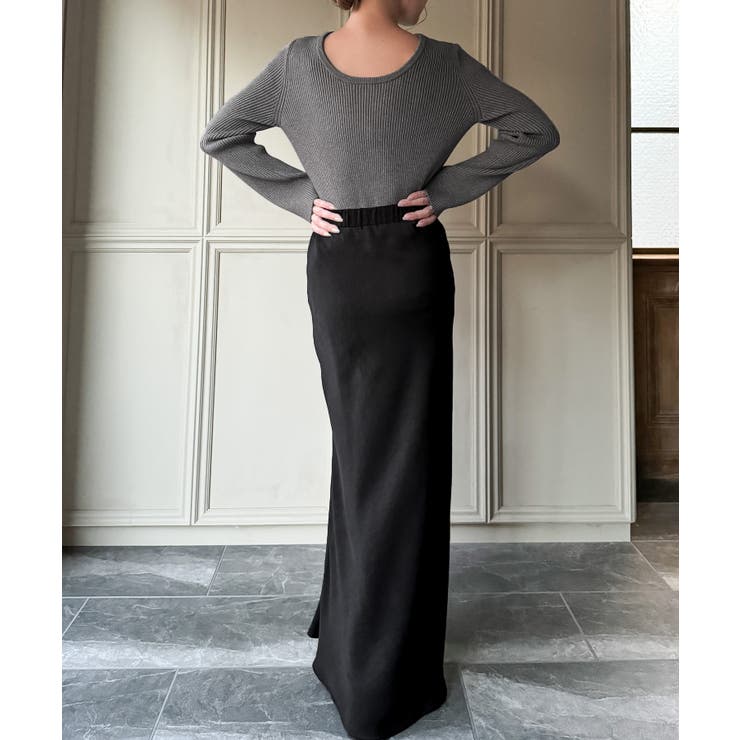 2wayネックリブニット | JUNOAH | 詳細画像7 