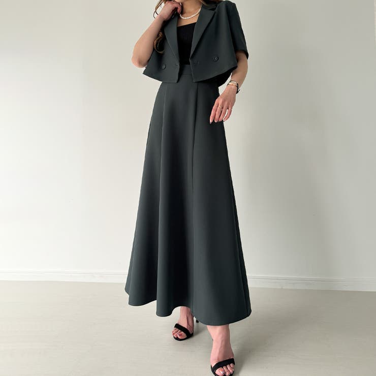 美品♡卒服　セーラージャケット　エクリュ（M150〜160）　5点セット 1ボタンミドル丈テーラードジャケット【セットアップ着用可