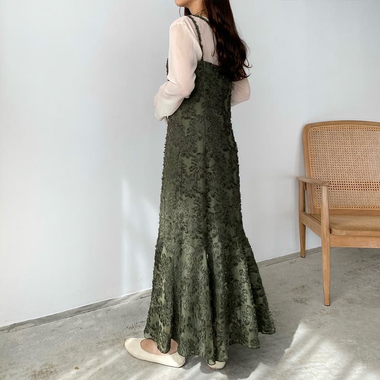 callautia ジャガードキャミワンピース | JUNOAH | 詳細画像15 