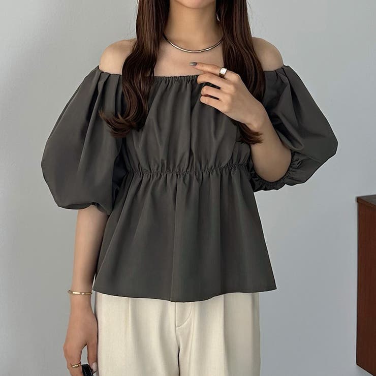 callautia オフショルブラウス | JUNOAH | 詳細画像8 