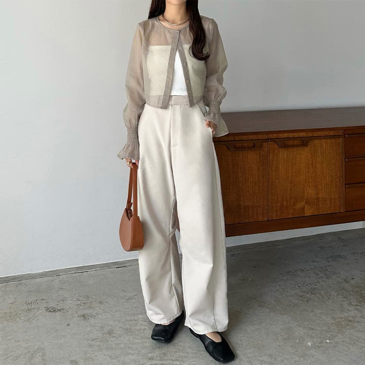 callautia 前後2wayシアーブラウス | JUNOAH | 詳細画像9 