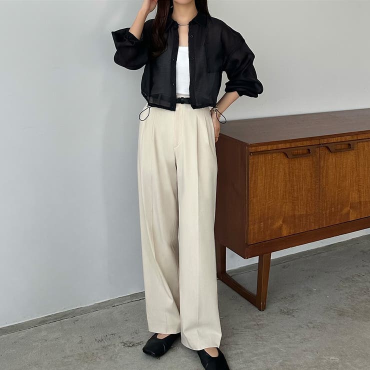 callautia シアードロストショートシャツ[品番：AMTW0010125