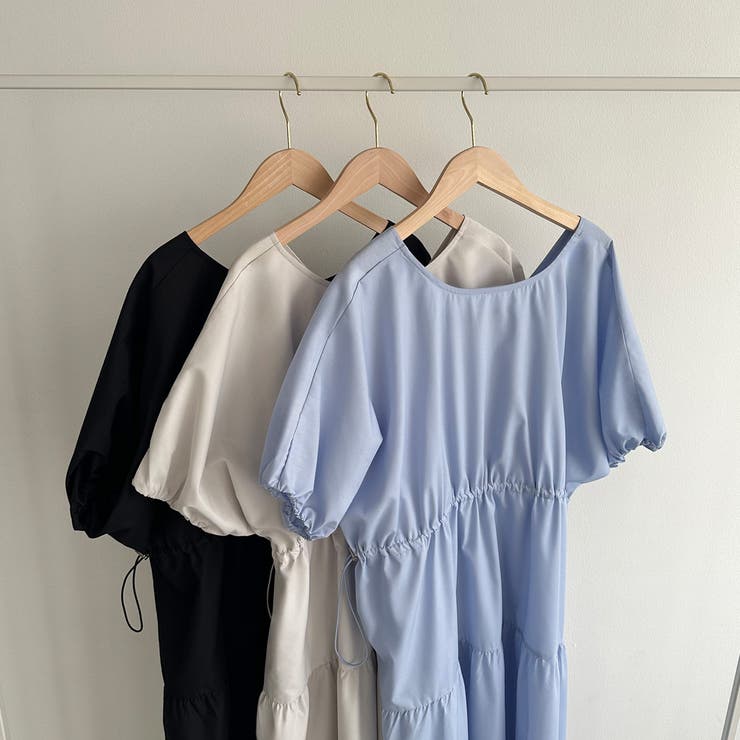 callautia Vネックドロストワンピース | JUNOAH | 詳細画像15 