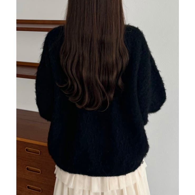 callautia チュールシャギーニット | JUNOAH | 詳細画像8 