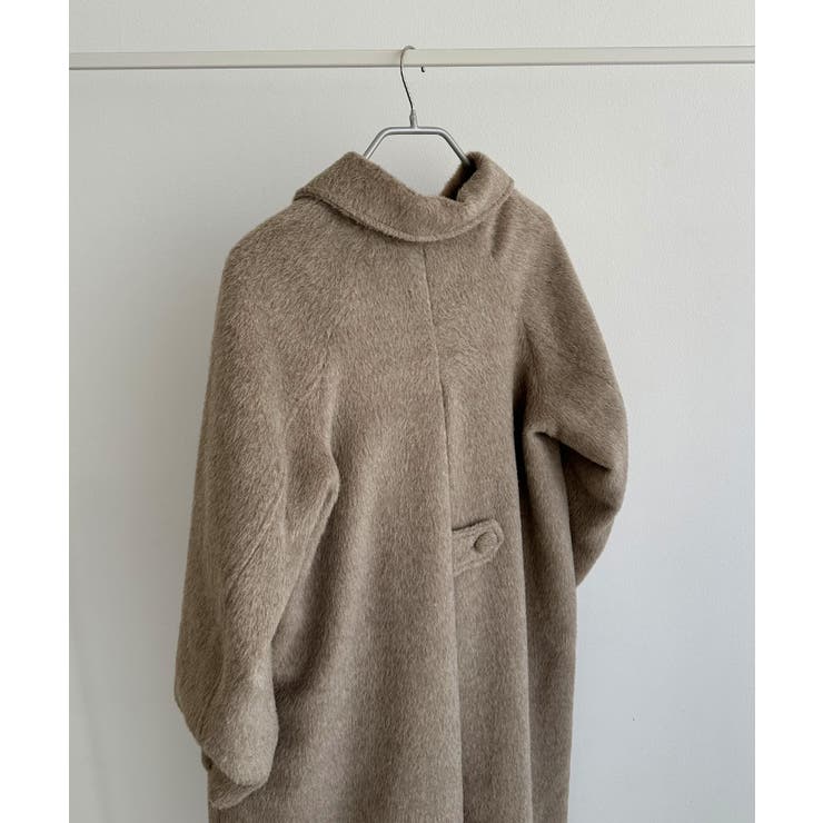 callautia ステンカラーシャギーコート | JUNOAH | 詳細画像15 