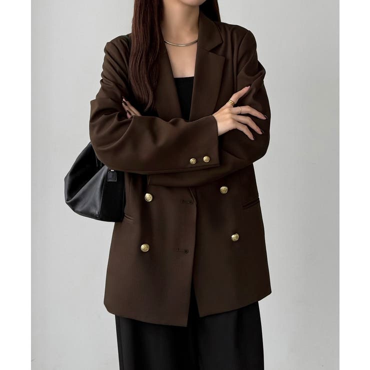 callautia ゴールドボタンテーラードジャケット | JUNOAH | 詳細画像21 