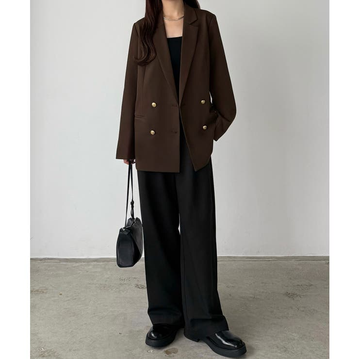 callautia ゴールドボタンテーラードジャケット | JUNOAH | 詳細画像23 