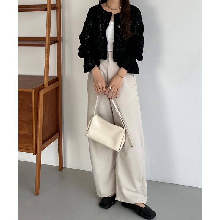 callautia 前後2wayシアーレースブラウス | JUNOAH | 詳細画像10 