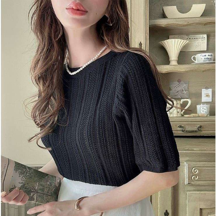 【美品】maje 半袖ニット 美品】maje 半袖ニット