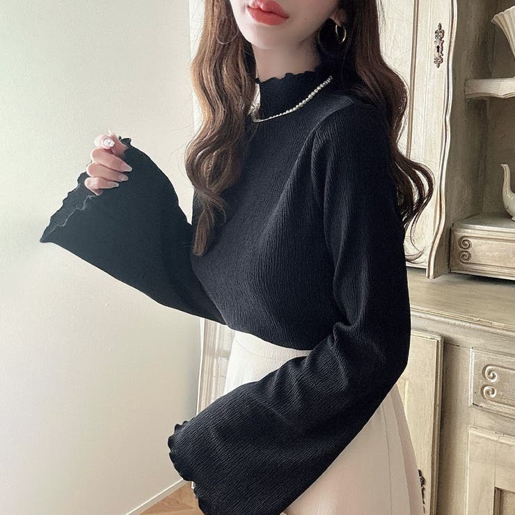 Meiru フレアスリーブメロウトップス[品番：AMTW0010180]｜JUNOAH