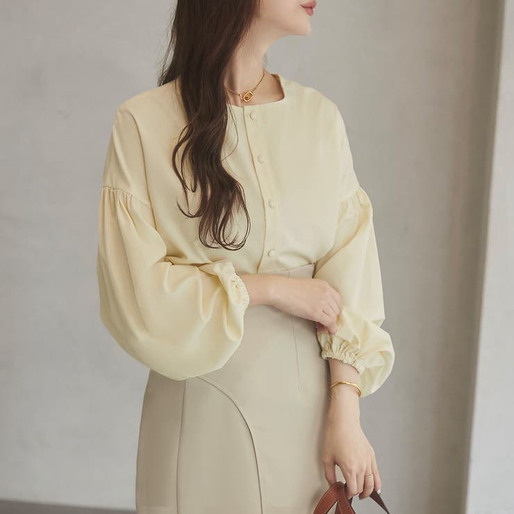 Meiru ボリュームスリーブブラウス | JUNOAH | 詳細画像5 