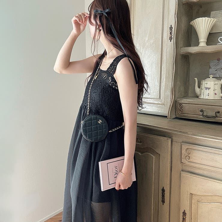 Meiru クロシェビスチェシアーワンピース[品番：AMTW0010336]｜JUNOAH