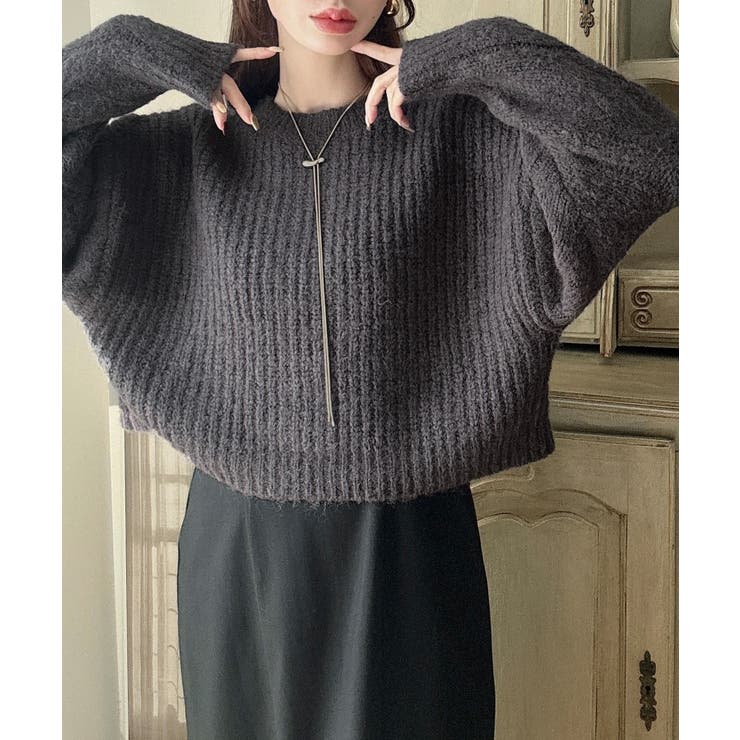 LGB ロング　ショート　2way カーディガン　グレー LGB ロング ショート 2way カーディガン グレー