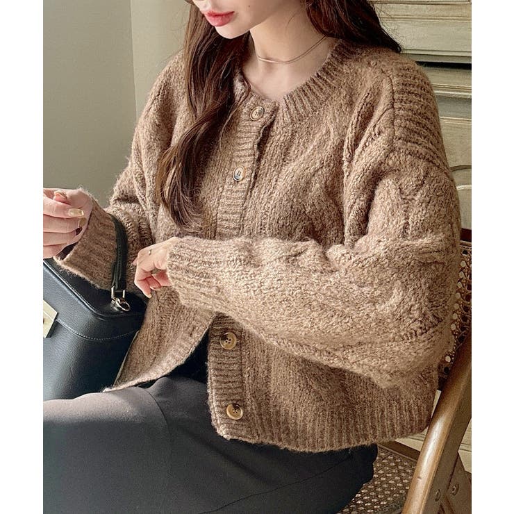 新品未使用！argueアーギュー/2WAY 90S CARDIGAN OPEN WORK STAR☆ HAND MADE KNIT CARDIGAN｜CONVERSE TOKYO