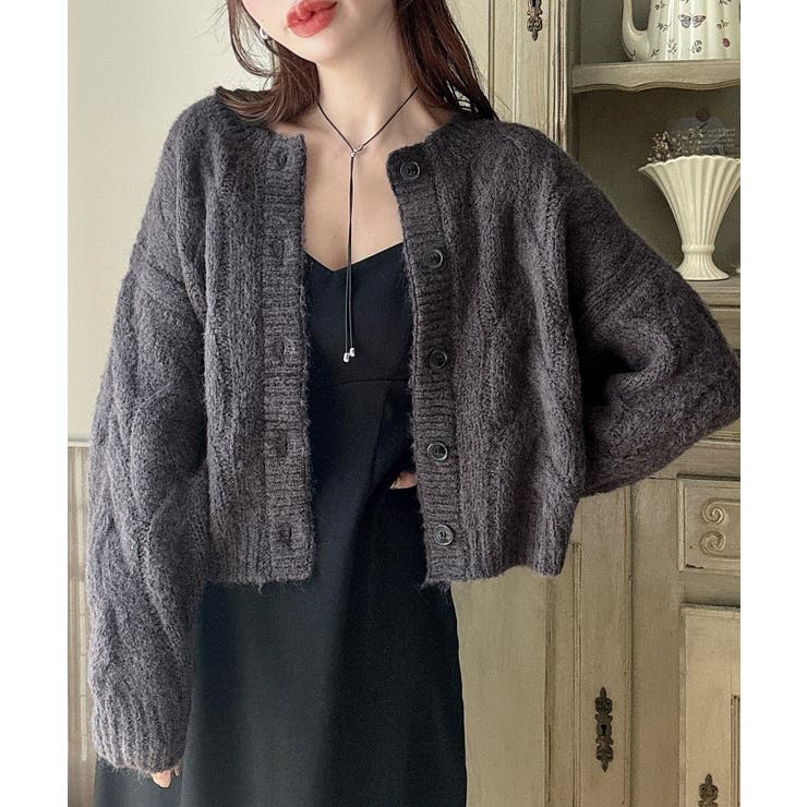 新品未使用！argueアーギュー/2WAY 90S CARDIGAN 90's REVERSIBLE WOOL CARDIGAN/BLACK | ARGUE