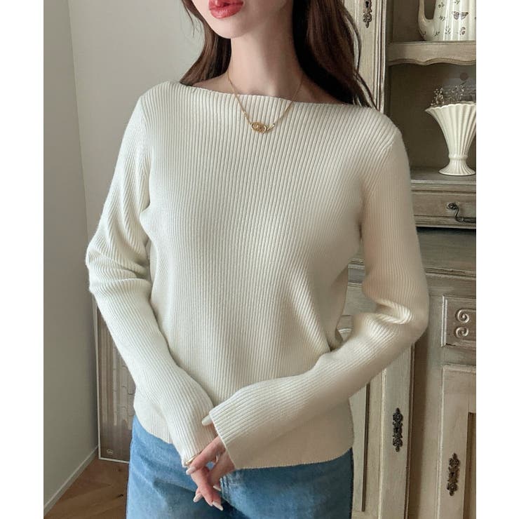 Meiru 【選べる】ラメリブニット | JUNOAH | 詳細画像2 