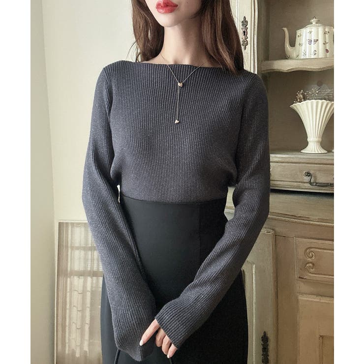 Meiru 【選べる】ラメリブニット | JUNOAH | 詳細画像21 