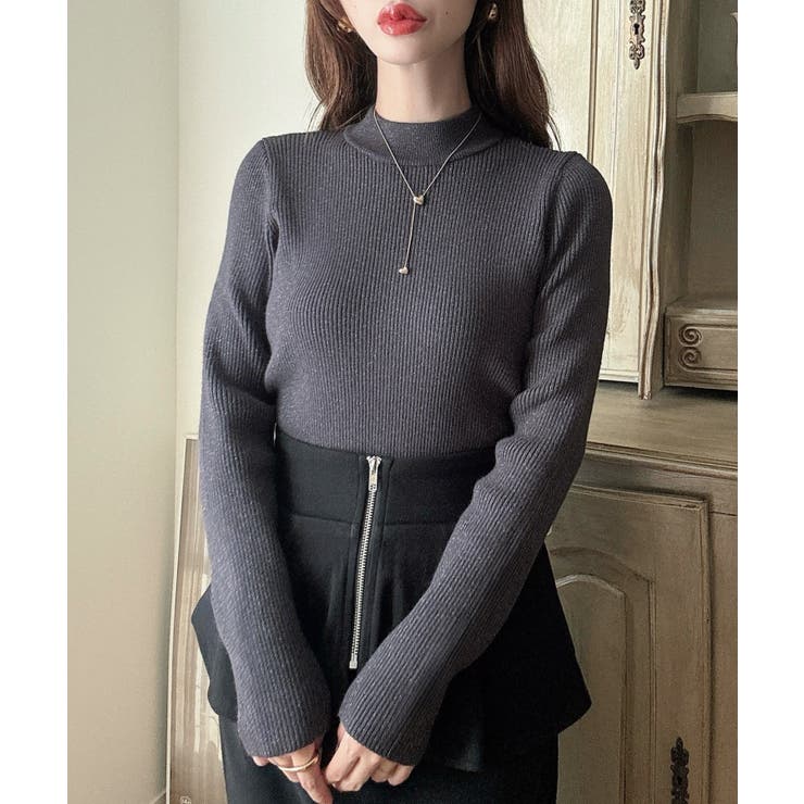 Meiru 【選べる】ラメリブニット | JUNOAH | 詳細画像27 