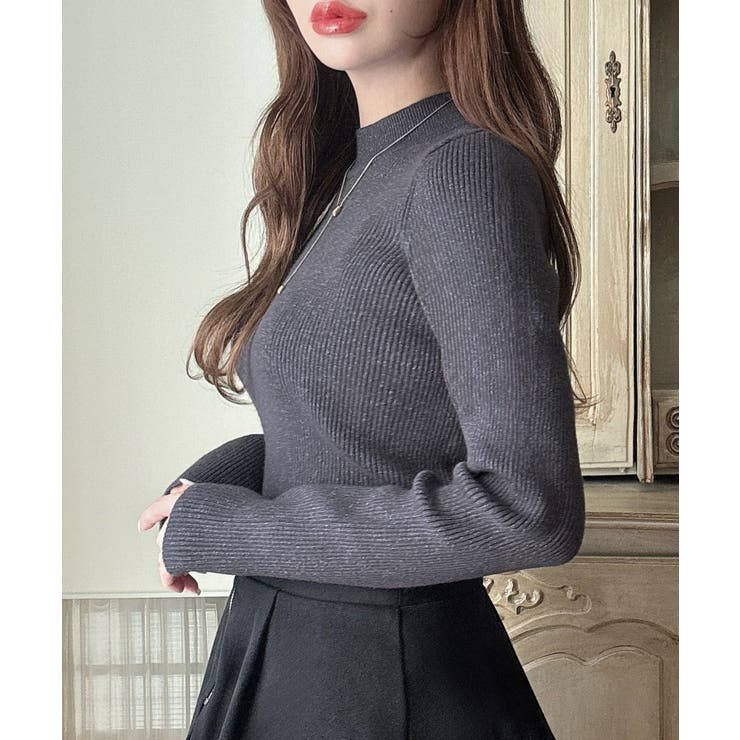 Meiru 【選べる】ラメリブニット | JUNOAH | 詳細画像28 