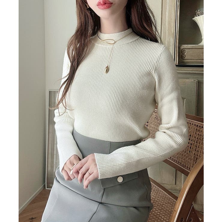 Meiru 【選べる】ラメリブニット | JUNOAH | 詳細画像7 