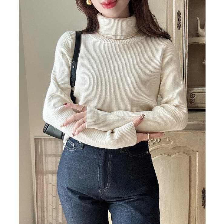 Meiru 【選べる】ラメリブニット | JUNOAH | 詳細画像9 