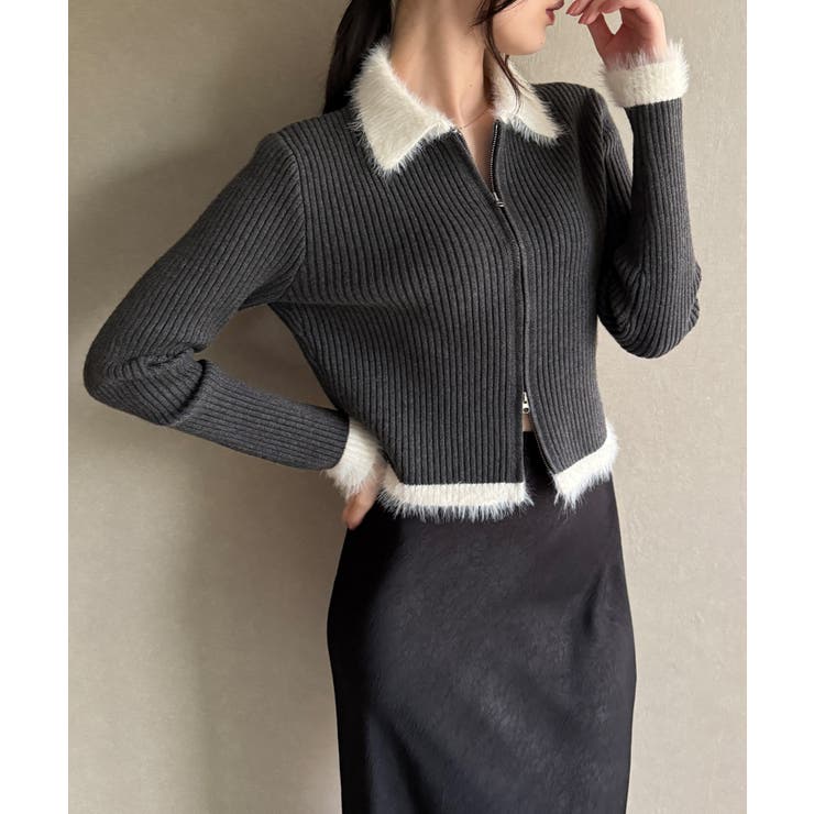 BEAUTY&YOUTH ダブルジップニット BEAUTY&YOUTH UNITED ARROWS｜【WEB限定 WARDROBE SMART】ダブルニット