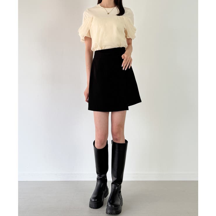 チュールドレープTシャツ | JUNOAH | 詳細画像13 