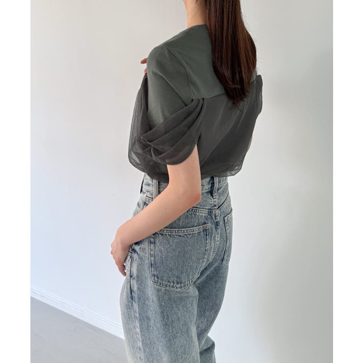 チュールドレープTシャツ | JUNOAH | 詳細画像9 