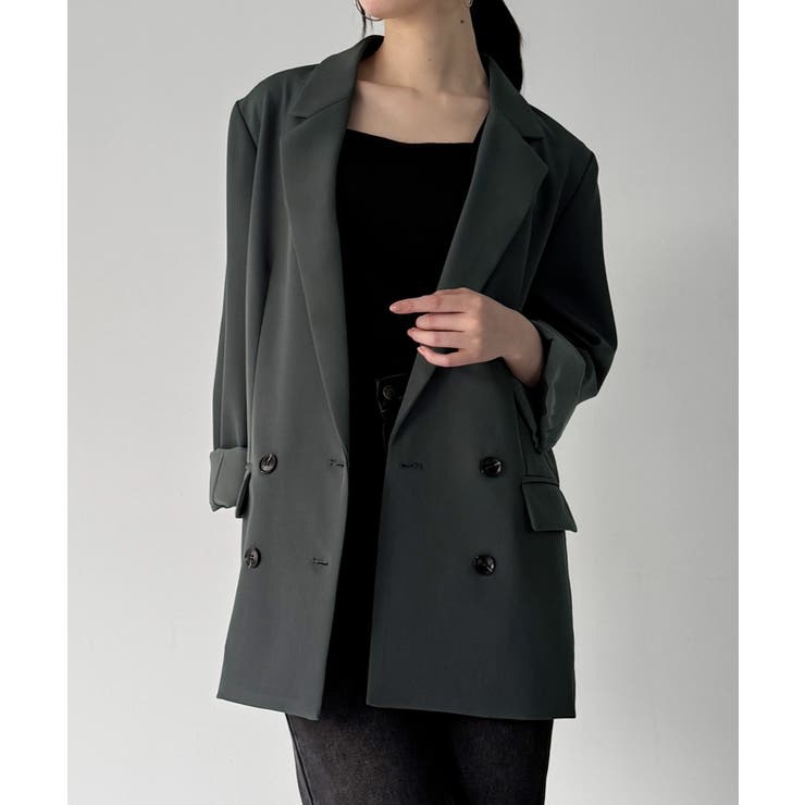 バックリボンテーラードジャケット＋ショートパンツSET | JUNOAH | 詳細画像12 