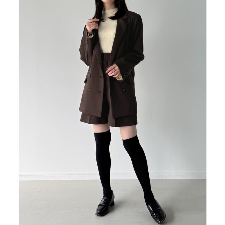 バックリボンテーラードジャケット＋ショートパンツSET | JUNOAH | 詳細画像13 