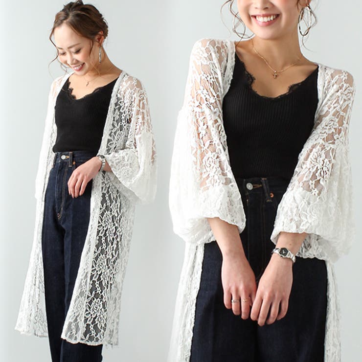 SSA ホスピタルガウン ロングタイプ XSサイズあり【SETTAN/セッタン】ハートドット/ レース