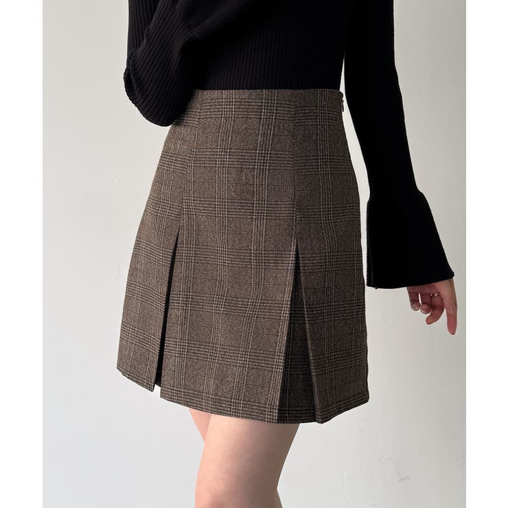 ♡新品タグ付♡　エブール　グレンチェックスカート　LookBook掲載 ♡新品タグ付♡ エブール グレンチェックスカート LookBook掲載