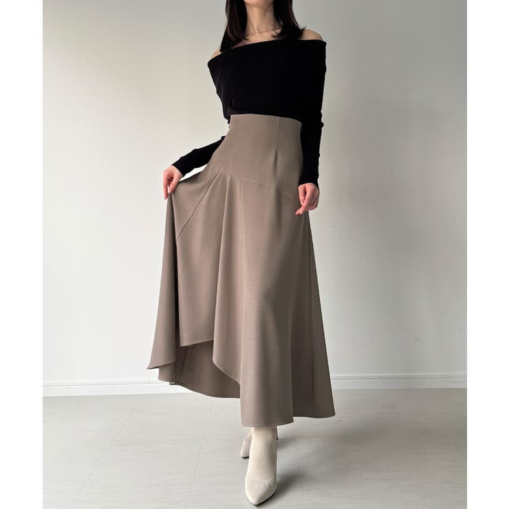 ラッフルレースアップスカート(裏地なし) | JUNOAH | 詳細画像10 