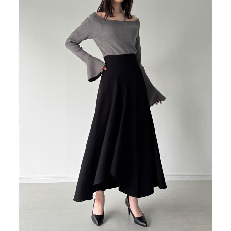 ラッフルレースアップスカート(裏地なし) | JUNOAH | 詳細画像4 