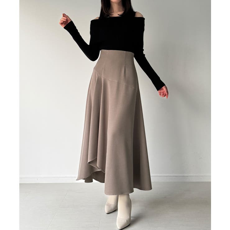 ラッフルレースアップスカート(裏地なし) | JUNOAH | 詳細画像9 