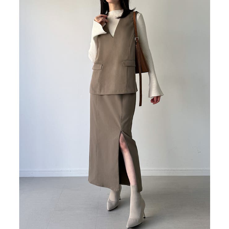 ベストセットアップ3点セット（薄手・裏地なし） | JUNOAH | 詳細画像13 