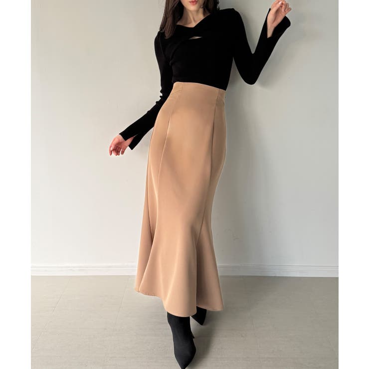 クロスドレープニットトップス | JUNOAH | 詳細画像2 